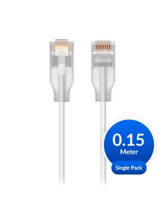 Ubiquiti UniFi Etherlighting Patch Cable 0.15m White/Translucent