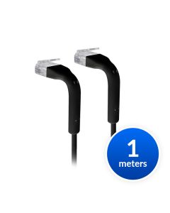 Ubiquiti UniFi Patch Cable, 1m, Black, RJ45 Ethernet Cable, Cat6
