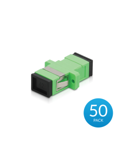 Ubiquiti UFiber APC Adapterï¼Œ 50 Packï¼Œ SC/APC to SC/APC, 2Yr Warr