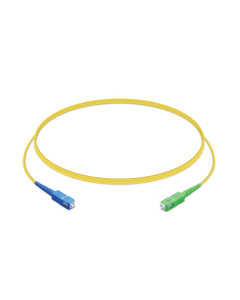 Ubiquiti UFiber PatchCord Cable, 1.5m, SC/UPC to SC/APC, Yellow