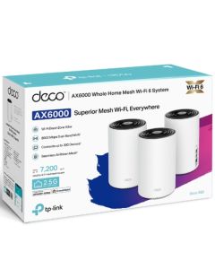 TP-Link AX6000 Dual-Band Mesh WiFi 6 System (Deco X80-3(-pack) )