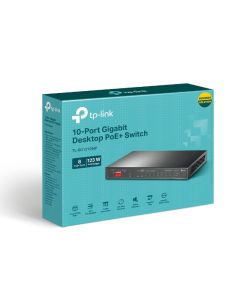 TP-Link TL-SG1210MP 10-Port Gigabit Desktop Switch