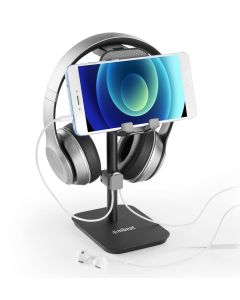 mbeatÂ®  Stage S3 2-in-1 Headphone and Tiltable Phone Holder Stand