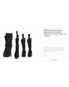 Corsair Premium PSU Cables Starter Kit Type 4 Gen 4