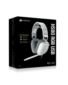 Corsair HS80 RGB White Gaming Headset PC,PS5