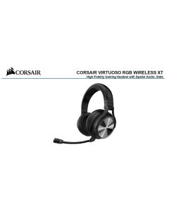 Corsair Virtuoso RGB Wireless XT Black 7.1 Audio