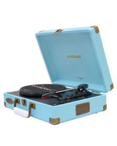 mbeat Woodstock 2 Sky Blue Turntable Player