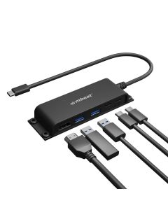mbeatÂ® Mountable 5-Port USB-C Hub