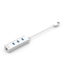 mbeat HAMILTON 3-Port USB 3.0 Hub with Gigabit LAN