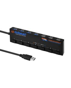 mbeat 7-Port USB 3.0 & USB 2.0 Powered Hub Manager