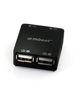 mbeatÂ® 4 Port USB 2.0 Hub