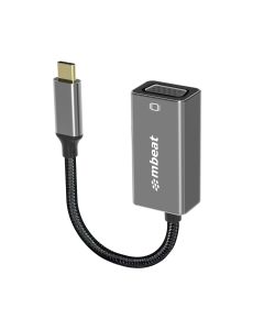 mbeat Elite USB-C to VGA Adapter - Space Grey