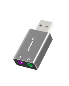 mbeat Elite USB to 3.5mm Audio and Microphone Adapter