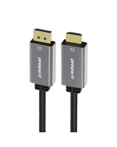 mbeat Tough Link 1.8m Display Port to HDMI Cable