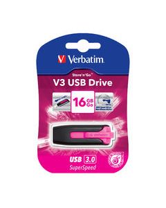 Verbatim 16GB V3 USB3.0 Pink Store'n'Go V3