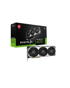 MSI GeForce RTX 4070 VENTUS 3X E 12G OC Video Card